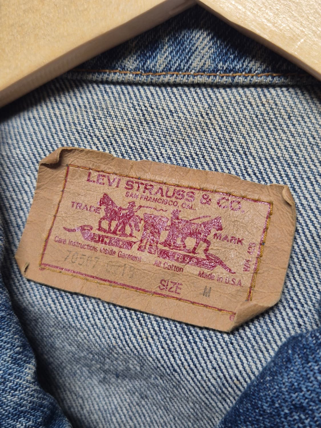 [M] 80s US Made 리바이스 트러커 -111 상품이미지4