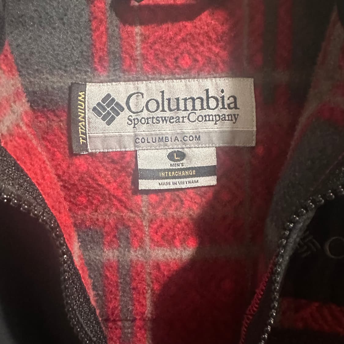 컬럼비아 레드 체크 플리스 상품이미지6