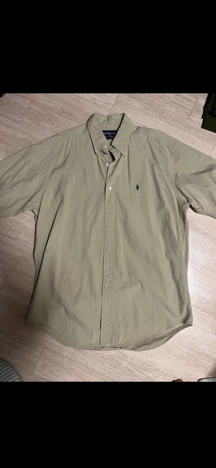 폴로 랄프로렌 베이지 반팔셔츠 상품이미지1