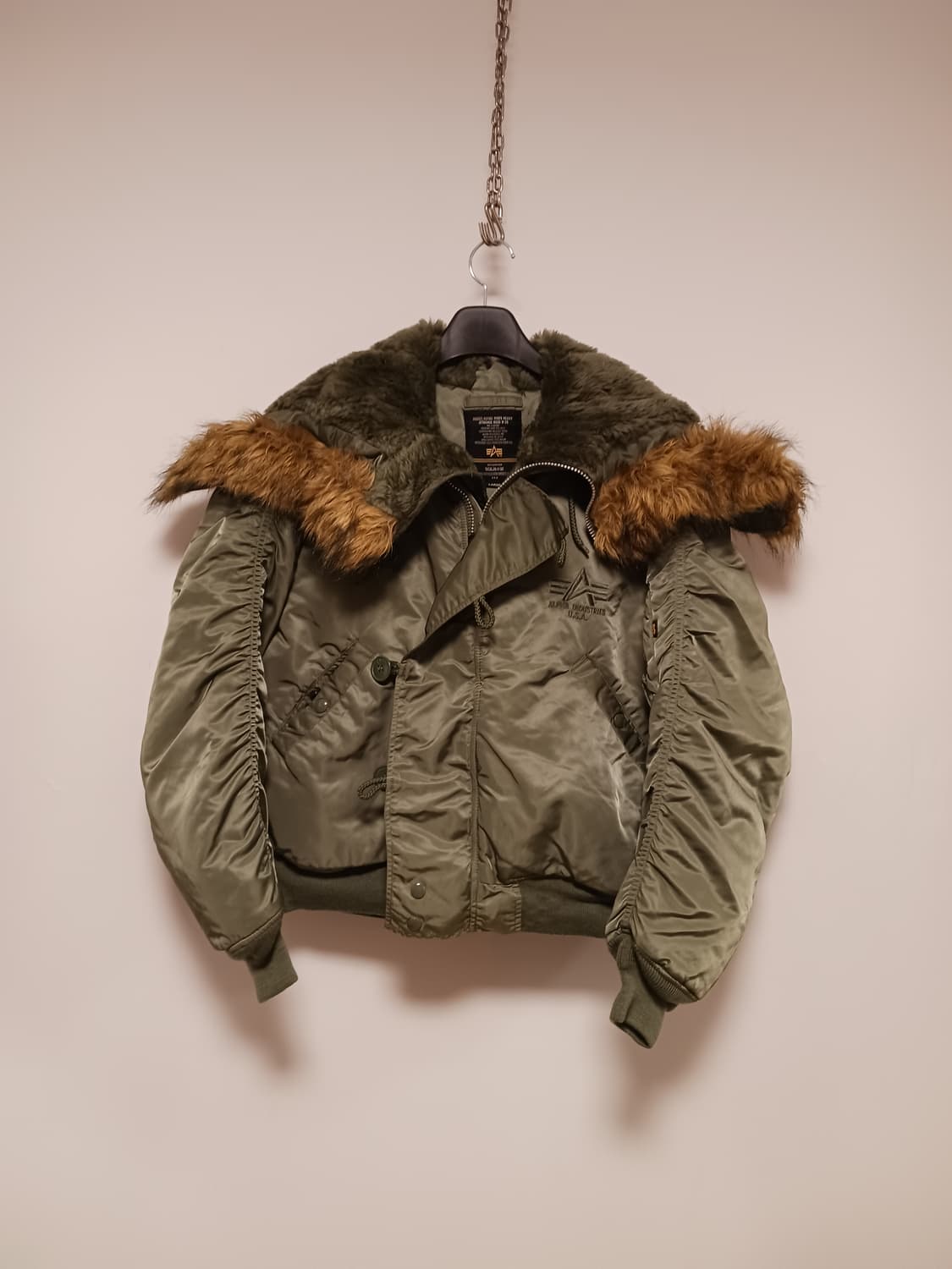 알파인더스트리 USA  N-2B 쇼트 웨이스트 항공점퍼 상품이미지8