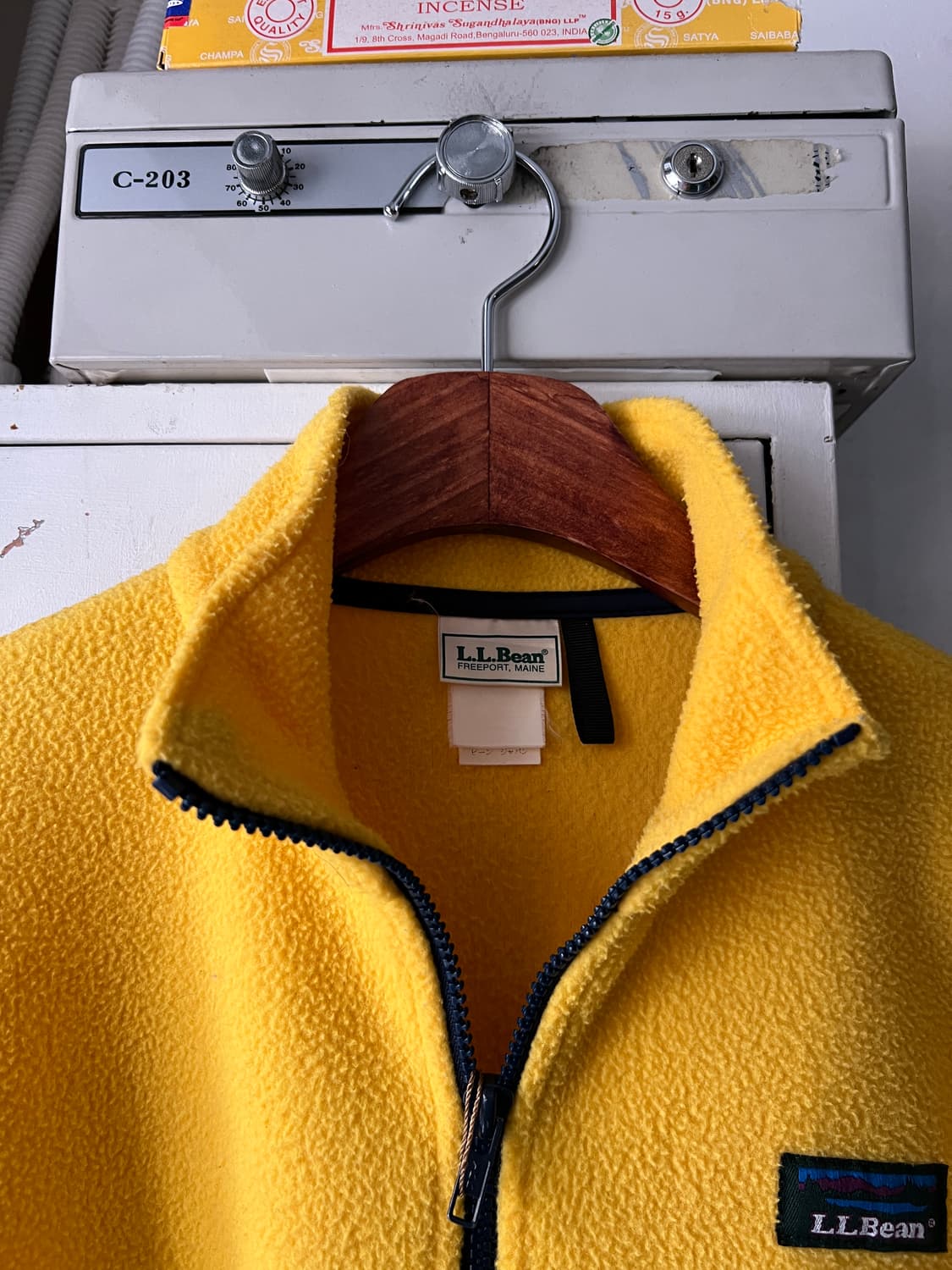 [S]L.L.Bean 엘엘빈 옐로우 플리스 자켓 상품이미지2