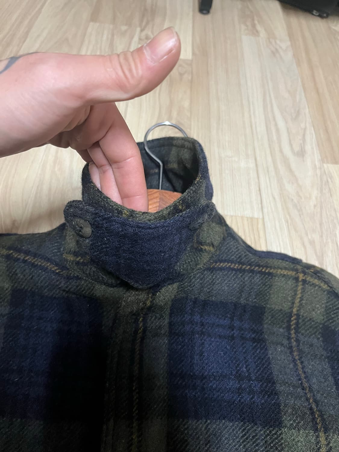 폴로 랄프로렌 블랙와치 울 헌팅 자켓 s(95-100) 상품이미지4