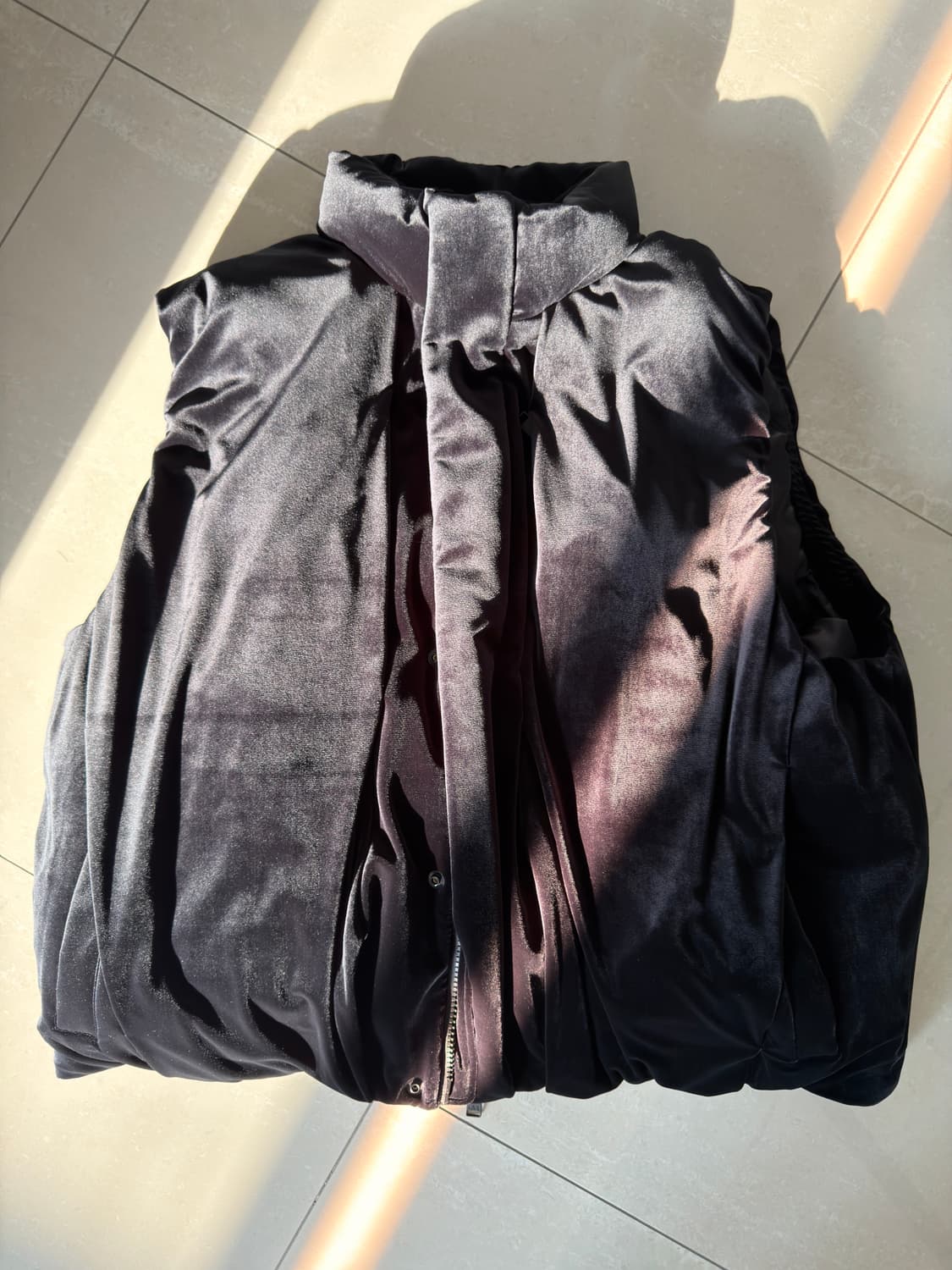 이로 맨 iro men 벨벳 다운 베스트 XL 상품이미지6