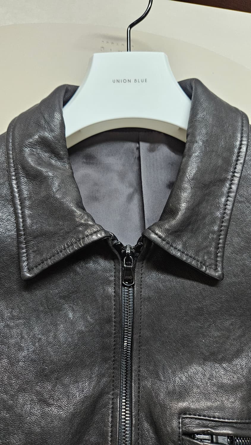 급처!! 유니온블루 블랙에디션 가죽자켓  XL 상품이미지2