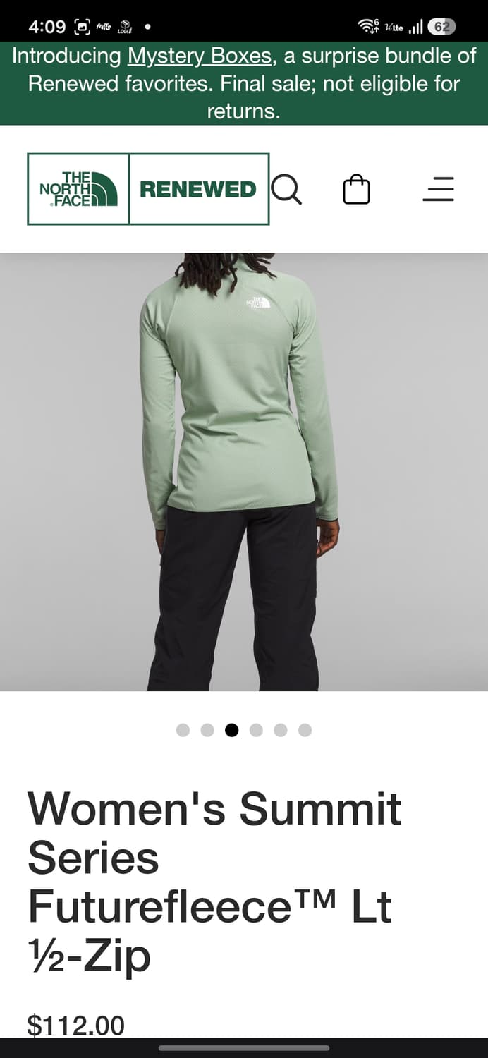 노스페이스 퓨처 플리스 1/2 집업 상품이미지10