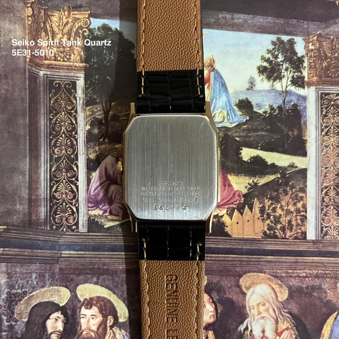 1990s Seiko Spirit Gold Tank Quartz 상품이미지8