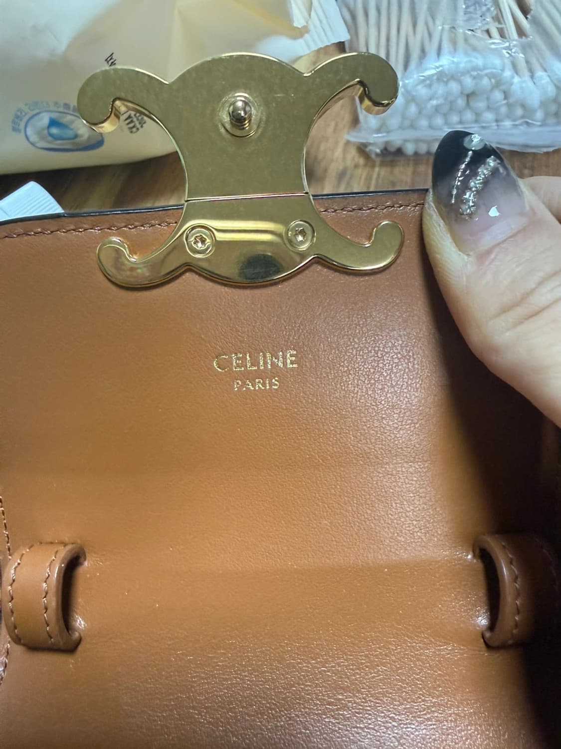 셀린느 미니 클로드 트리오페 탄✨ 상품이미지8