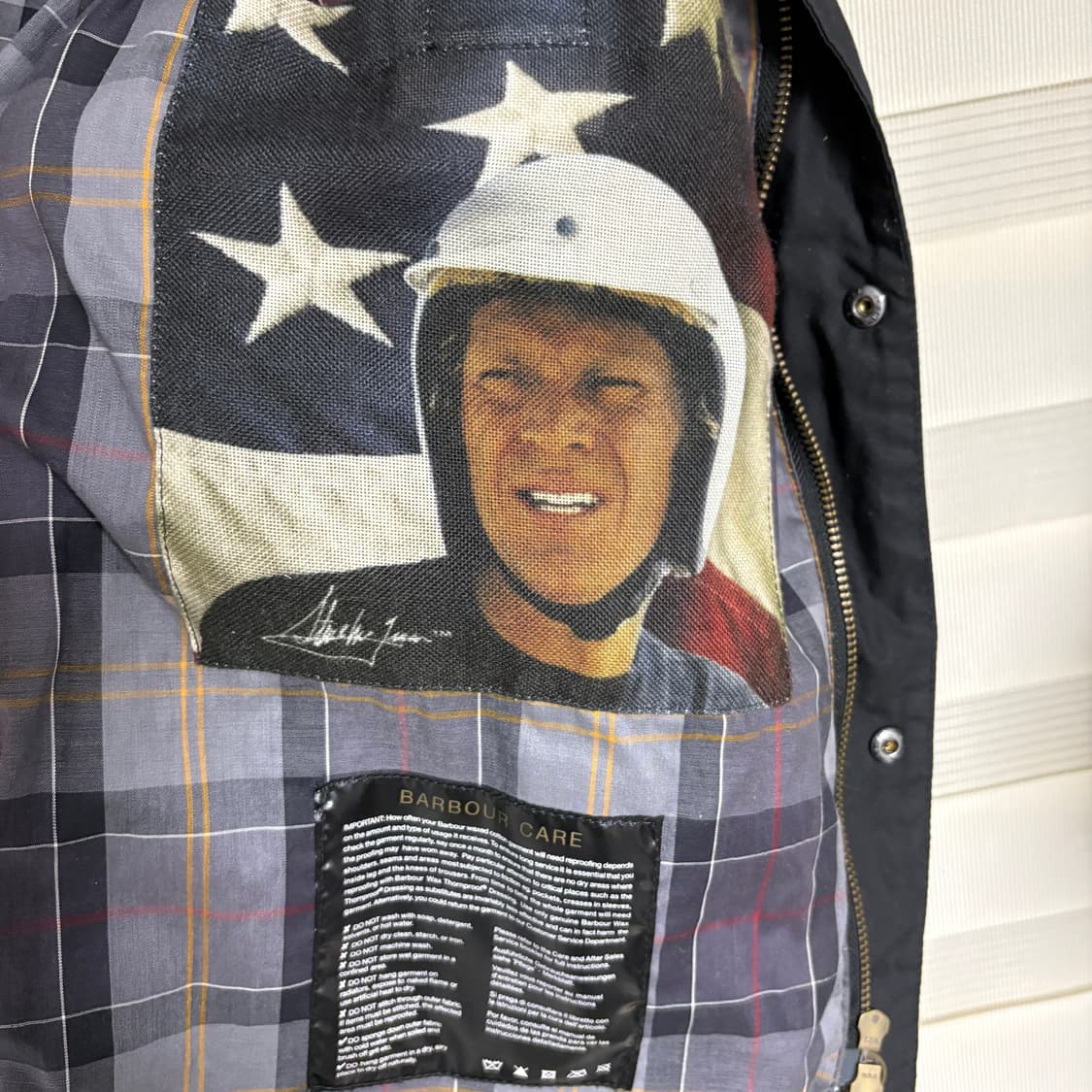 바버 인터내셔널 스티브 맥퀸 한정판 자켓 S(95-100) 상품이미지4