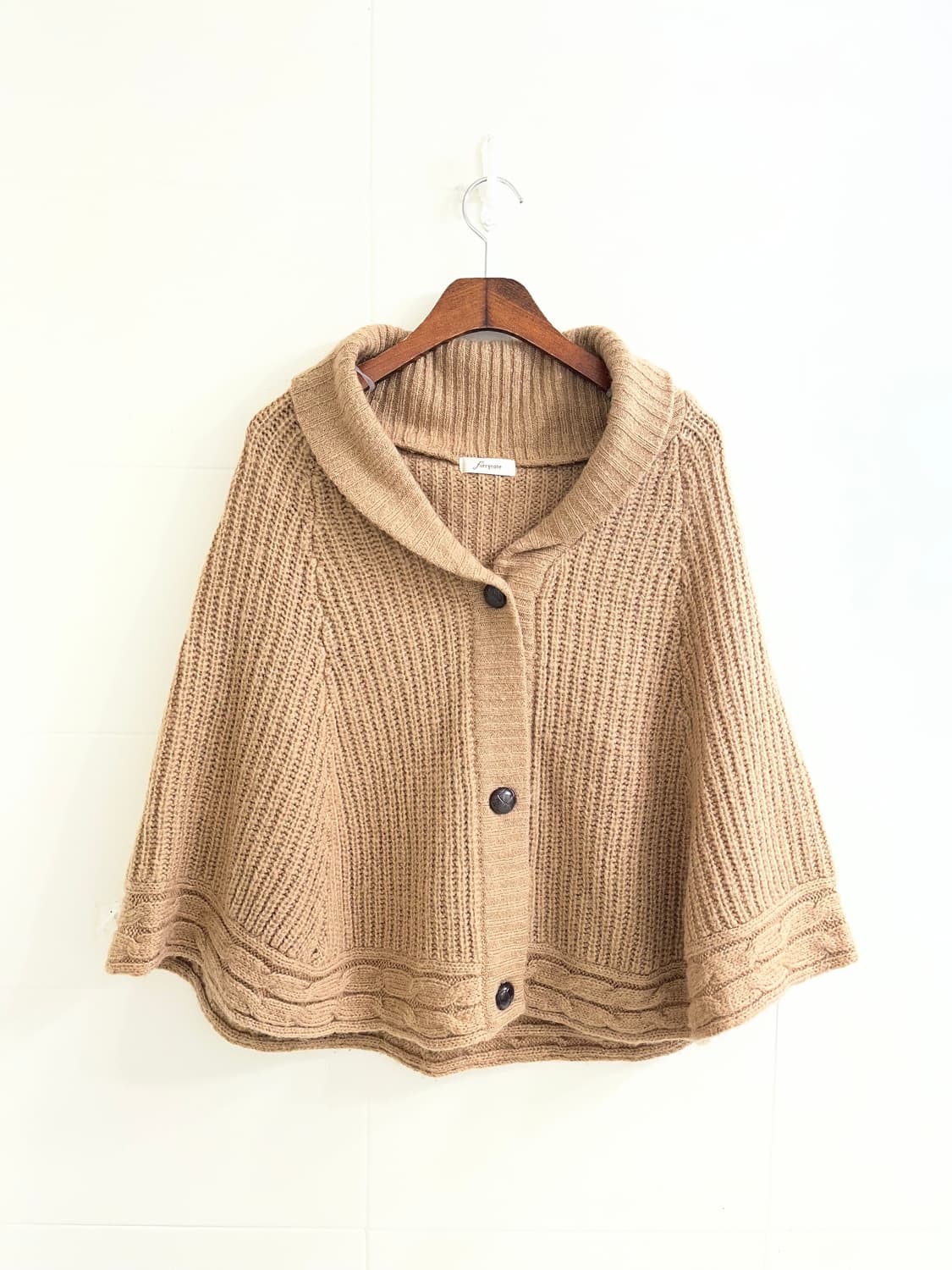 베이지 사와코 케이프 가디건 니혼진 코디세트 상품이미지4