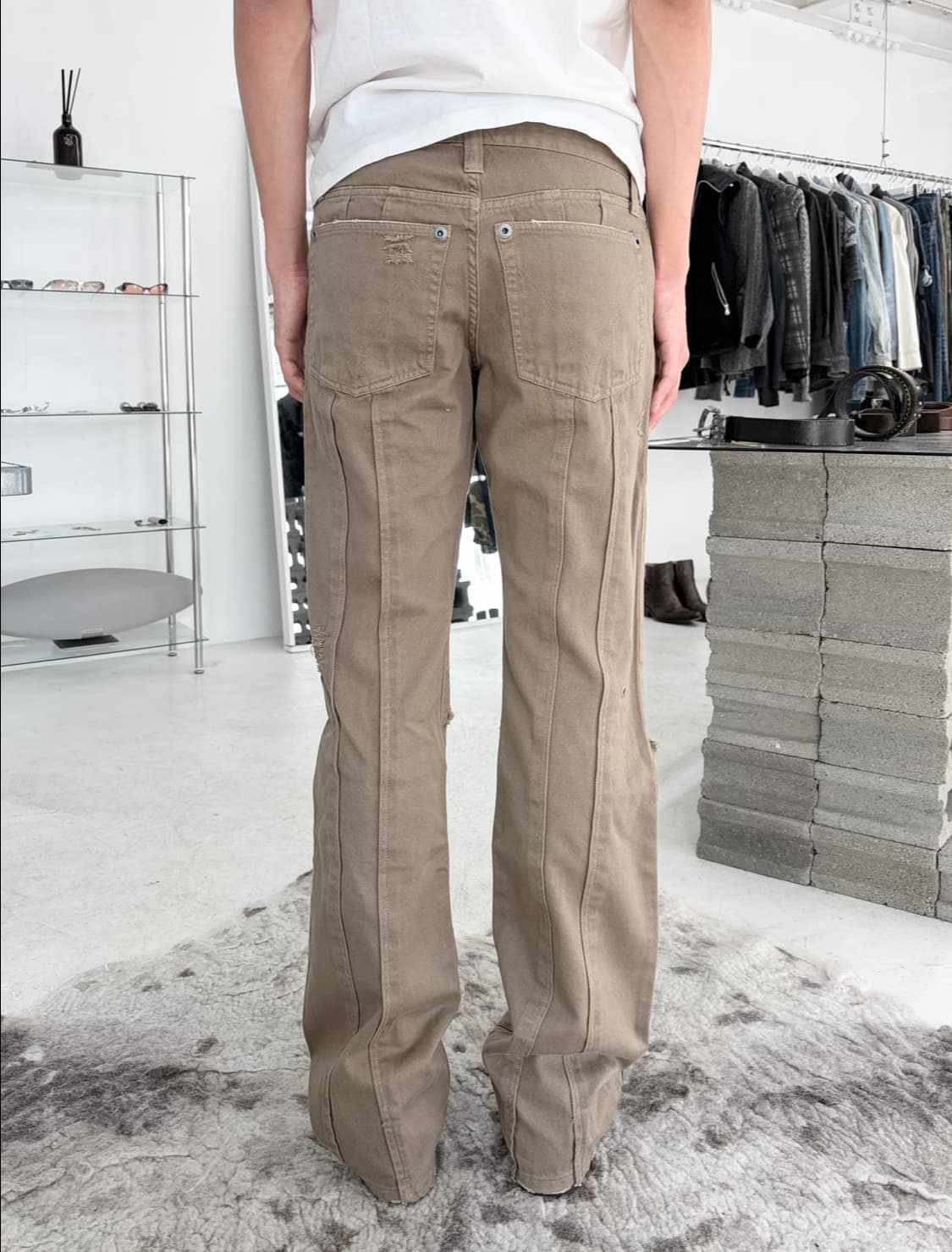 돌체엔가바나 디스트레스 플레어 데님 상품이미지2