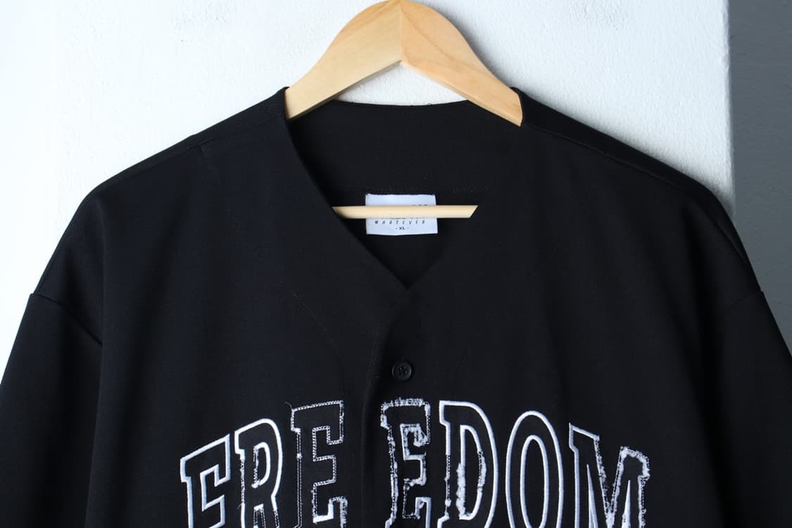 (XL-2XL) 프리덤에슬레틱 반팔 티셔츠 베이스볼져지 블랙-H33600 상품이미지3