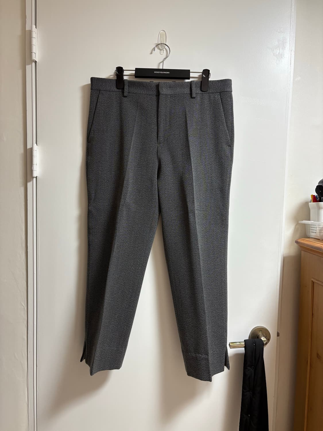 [52/52] 솔리드옴므 22FW 그레이 울 셋업 수트 상품이미지6