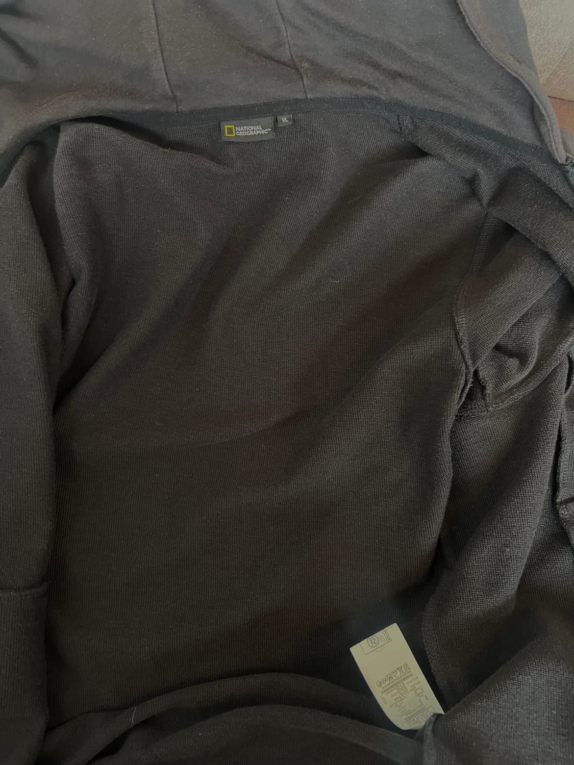 내셔널지오그래픽 남성 블랙 후드집업점퍼 코튼점퍼 상품이미지6