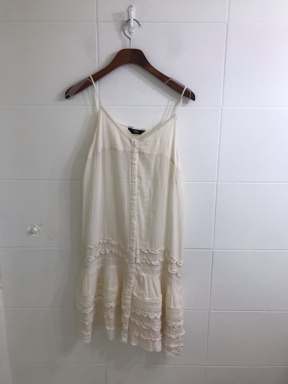 민트 베이지 바람막이 도트 하구미 모리걸 원피스 코디세트 상품이미지7