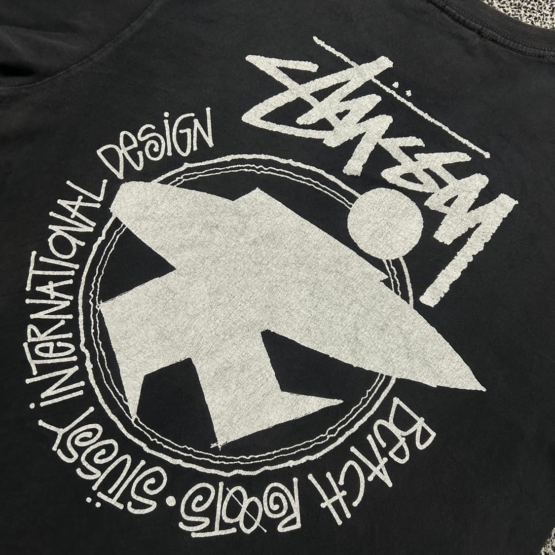 스투시(stussy)블랙 비치 루트 반팔티 상품이미지7