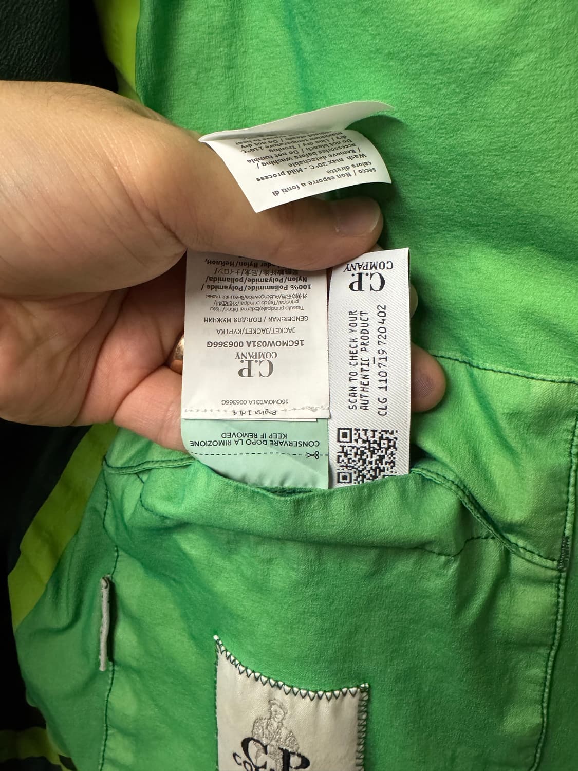 cp컴퍼니 고어 G 타입 후드 자켓 상품이미지7