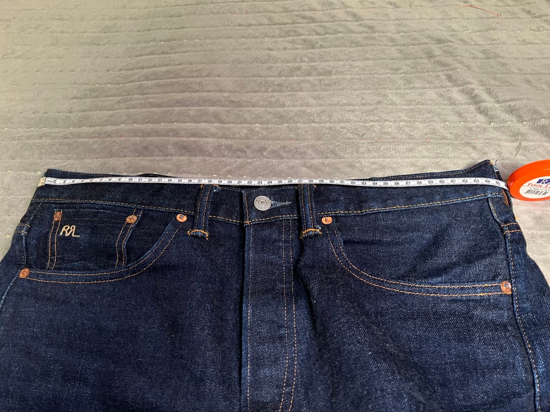 [32x32] RRL 빈티지 파이브포켓 이스트웨스트 셀비지 데님 상품이미지4