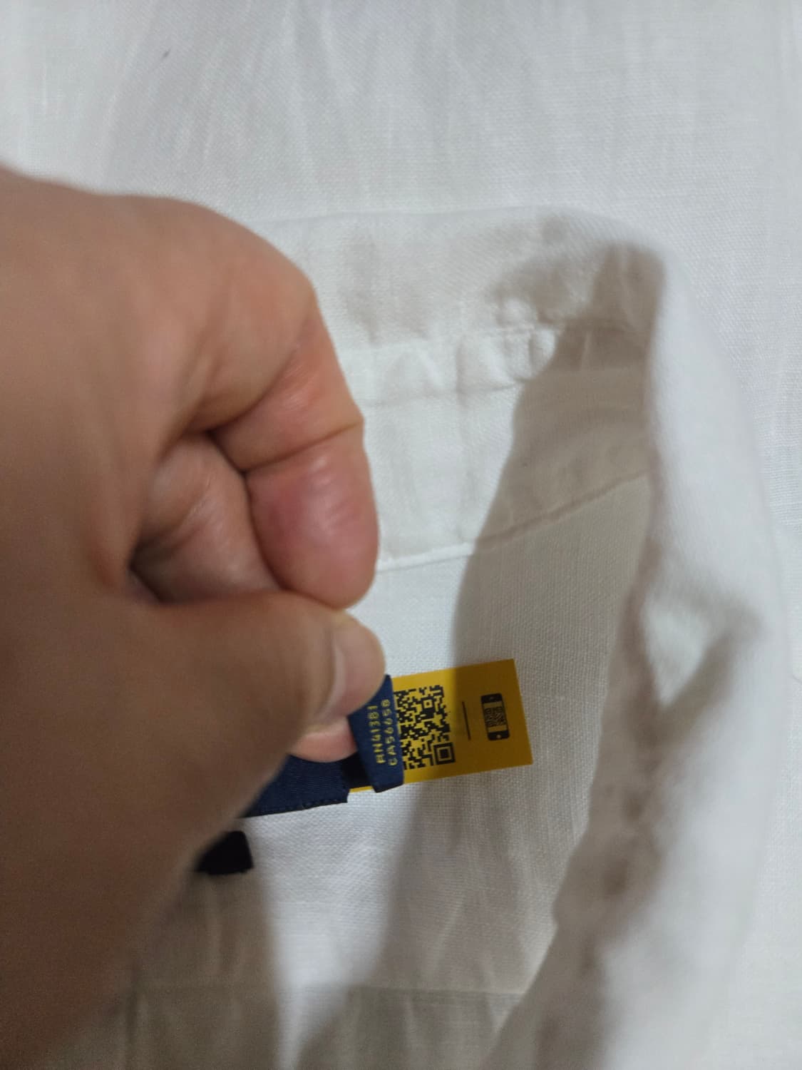 폴로 랄프로렌 신형큐알택 린넨 화이트 셔츠(XL사이즈) 상품이미지10