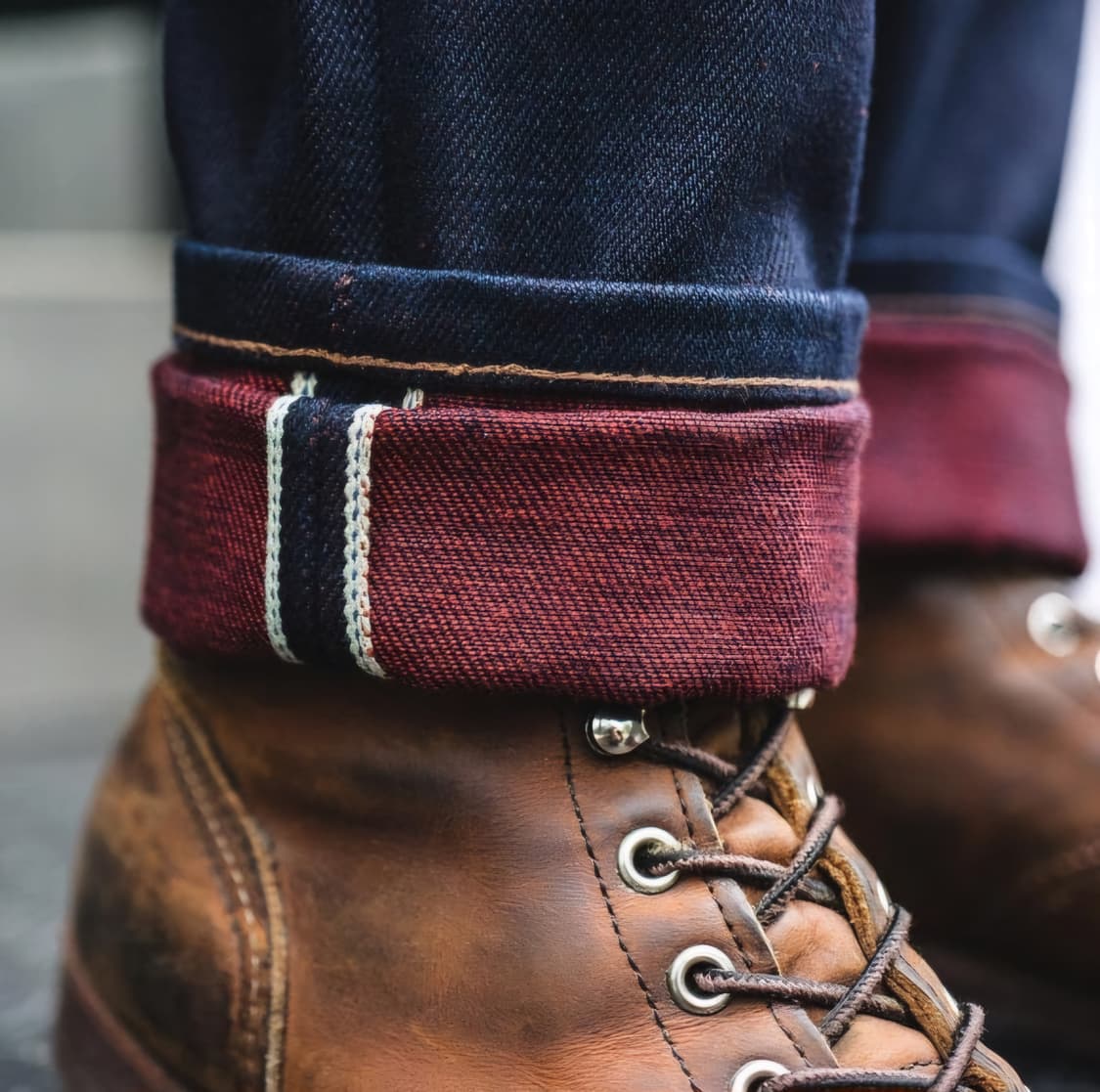 언브랜디드 21oz 셀비지 데님 레드웨프트 ub477 (32) 상품이미지2