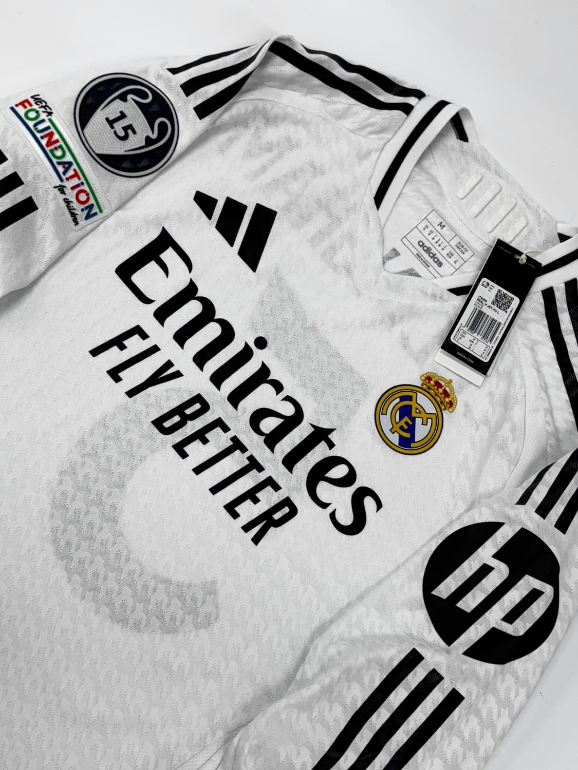 아디다스 24 25 레알 마드리드 홈 어센틱 긴팔 벨링엄 유니폼 상품이미지8