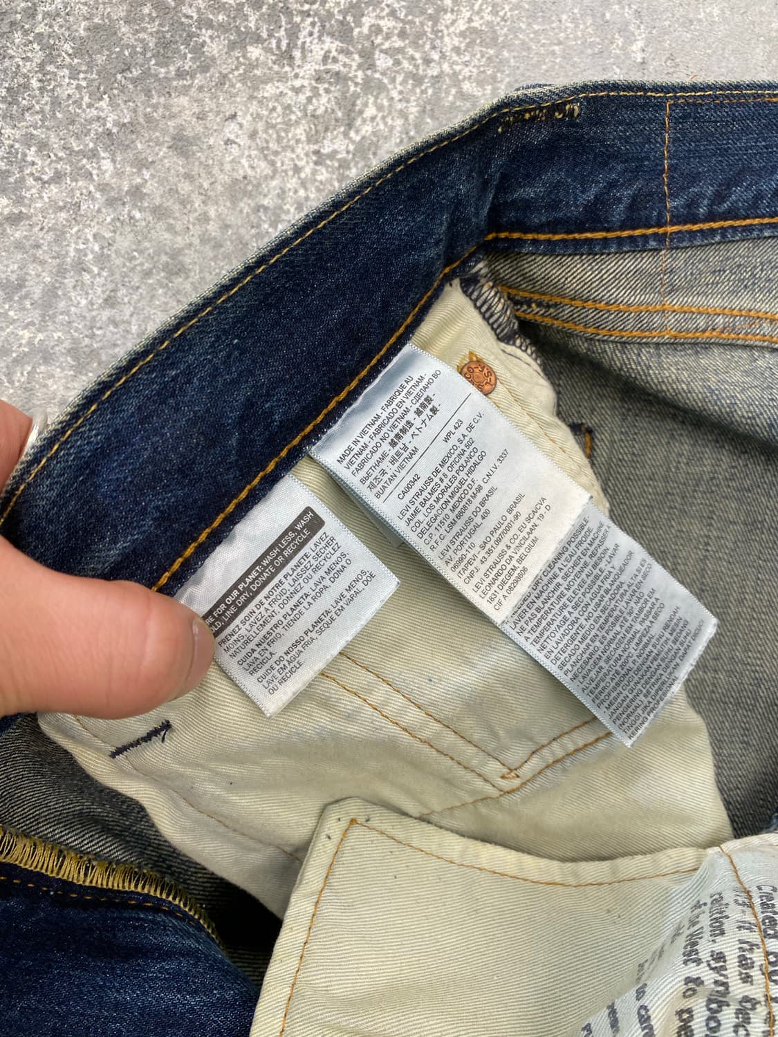 [32] Levi's 505 리바이스 레귤러 핏 데님팬츠 상품이미지10