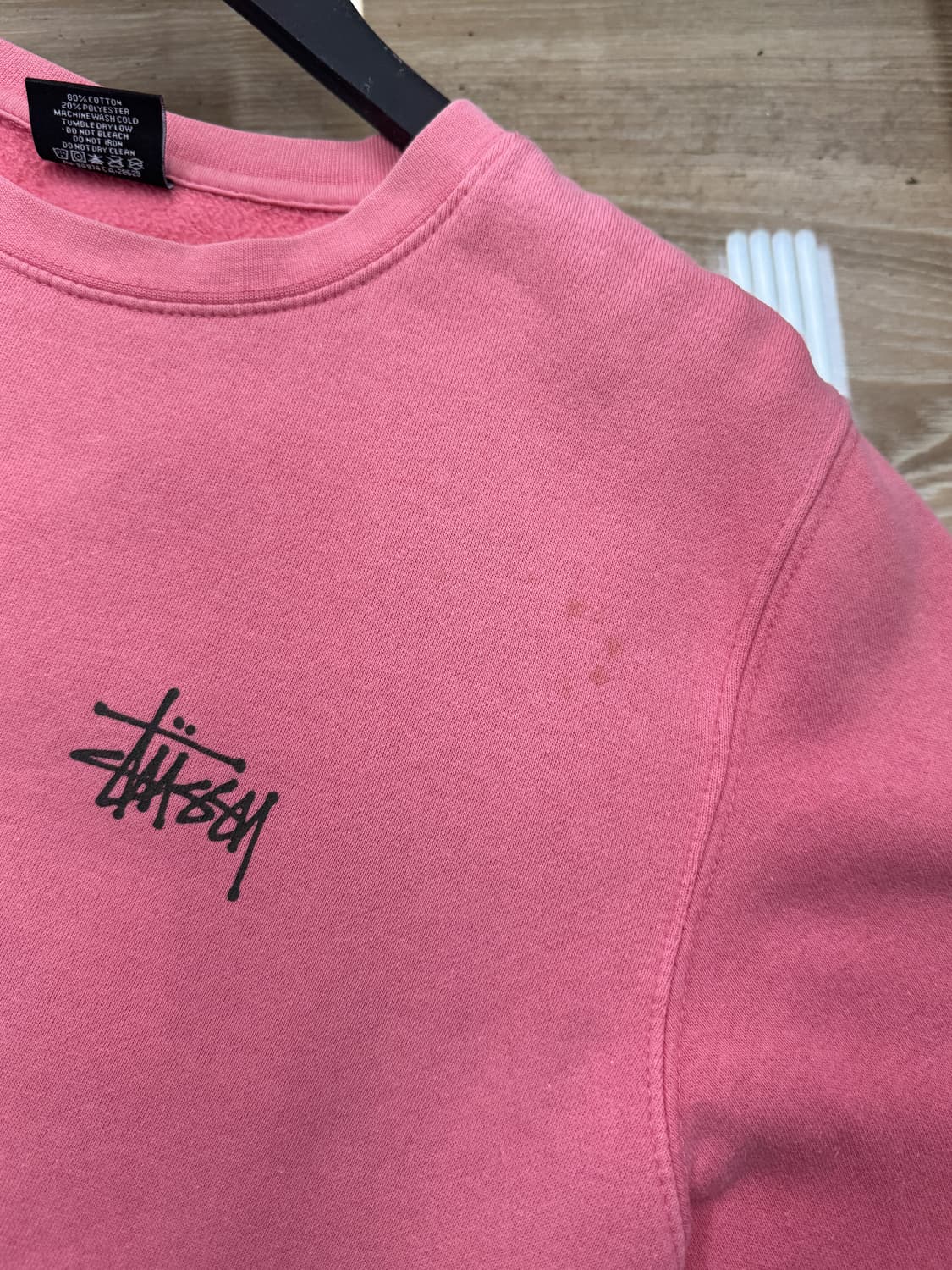 스투시 빅 스탁 로고 크루넥 상품이미지10