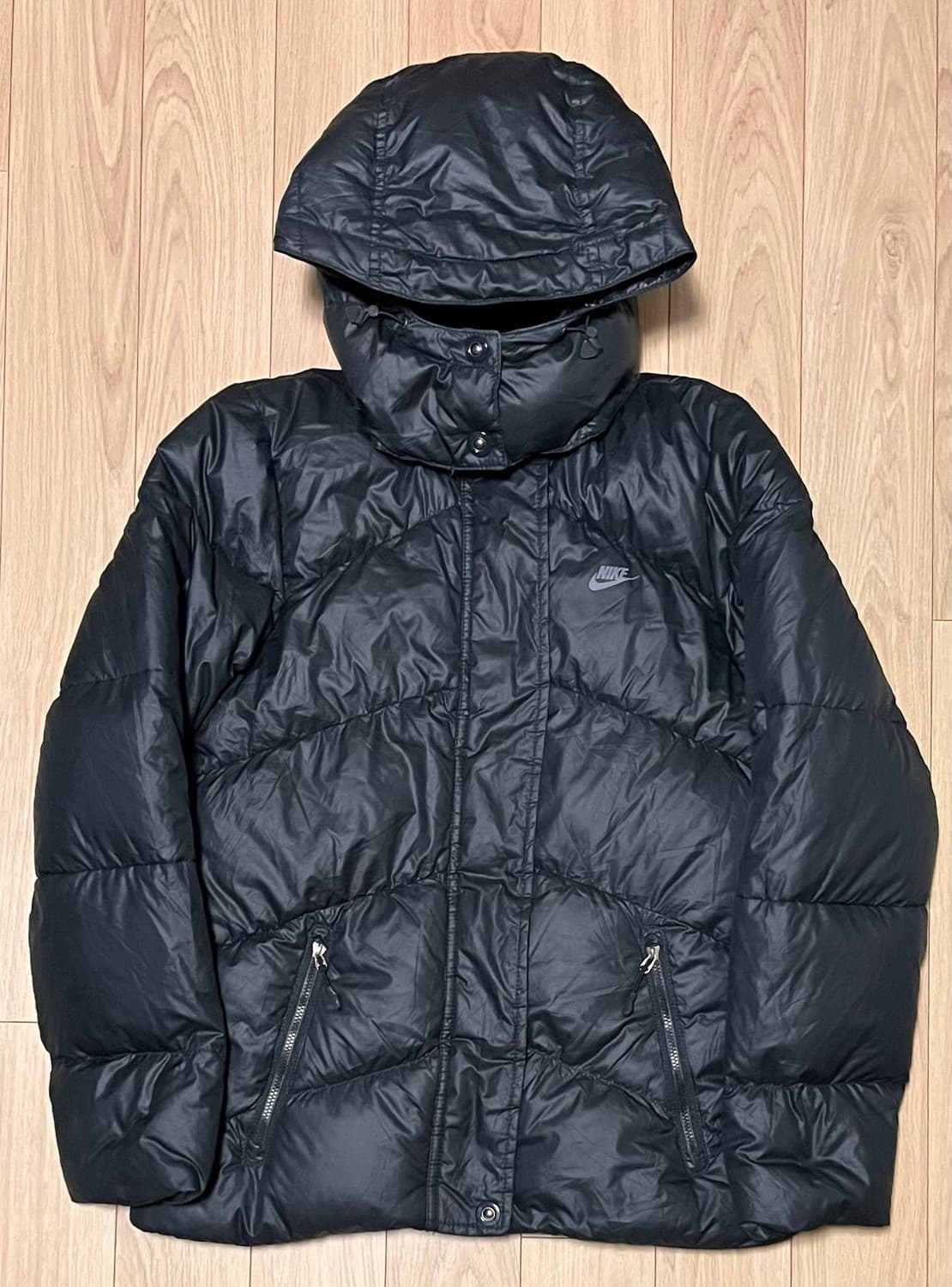 나이키 여성 후드 패딩 블랙 S 상품이미지1