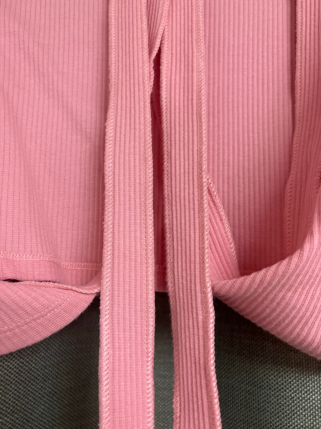 ZARA 리브드 볼레로 리본가디건 상품이미지2