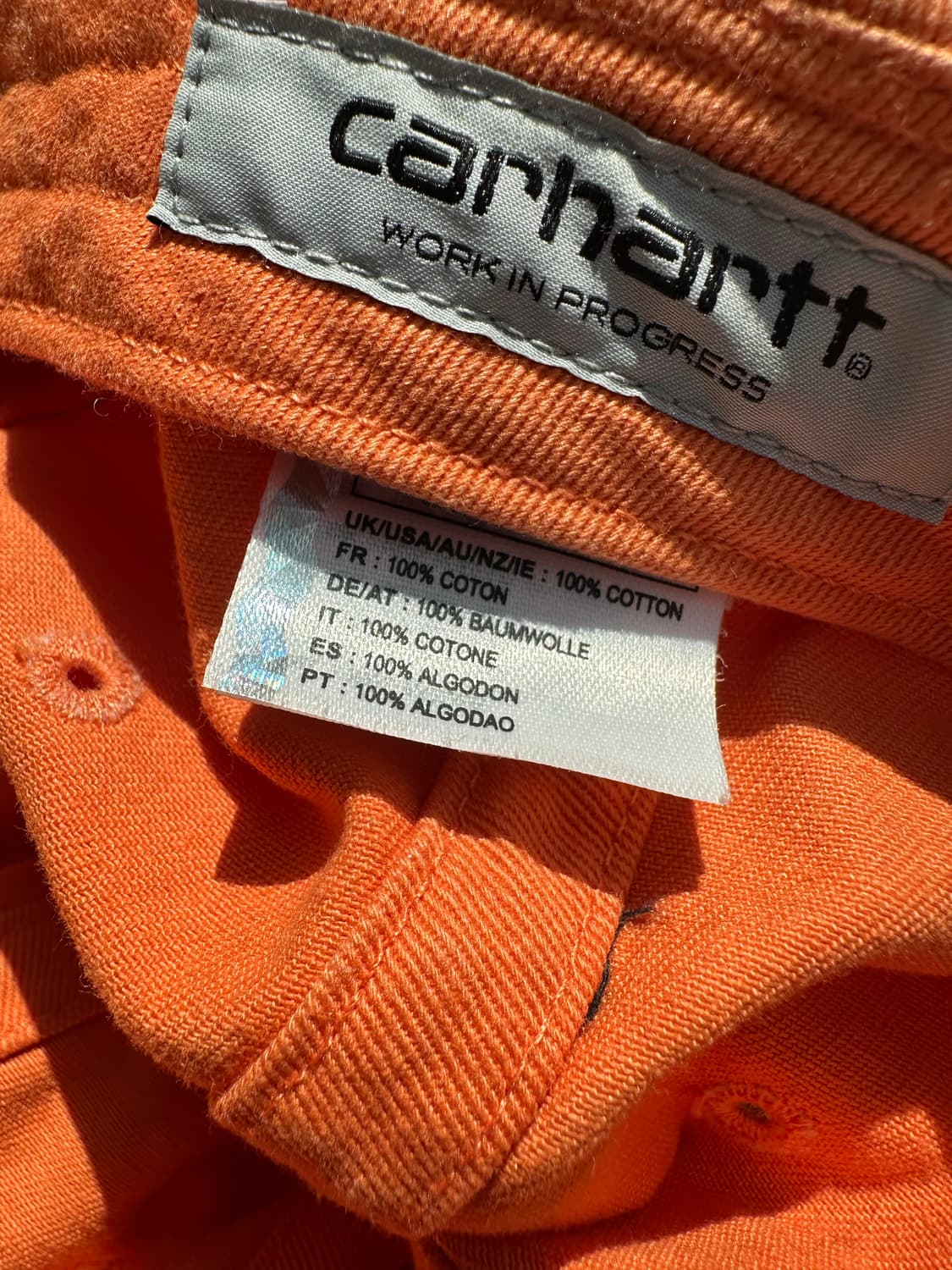 칼하트 메디슨 로고 볼캡 오렌지 상품이미지2