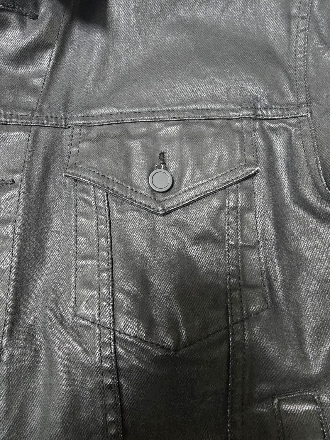 코팅 데님 자켓 상품이미지5