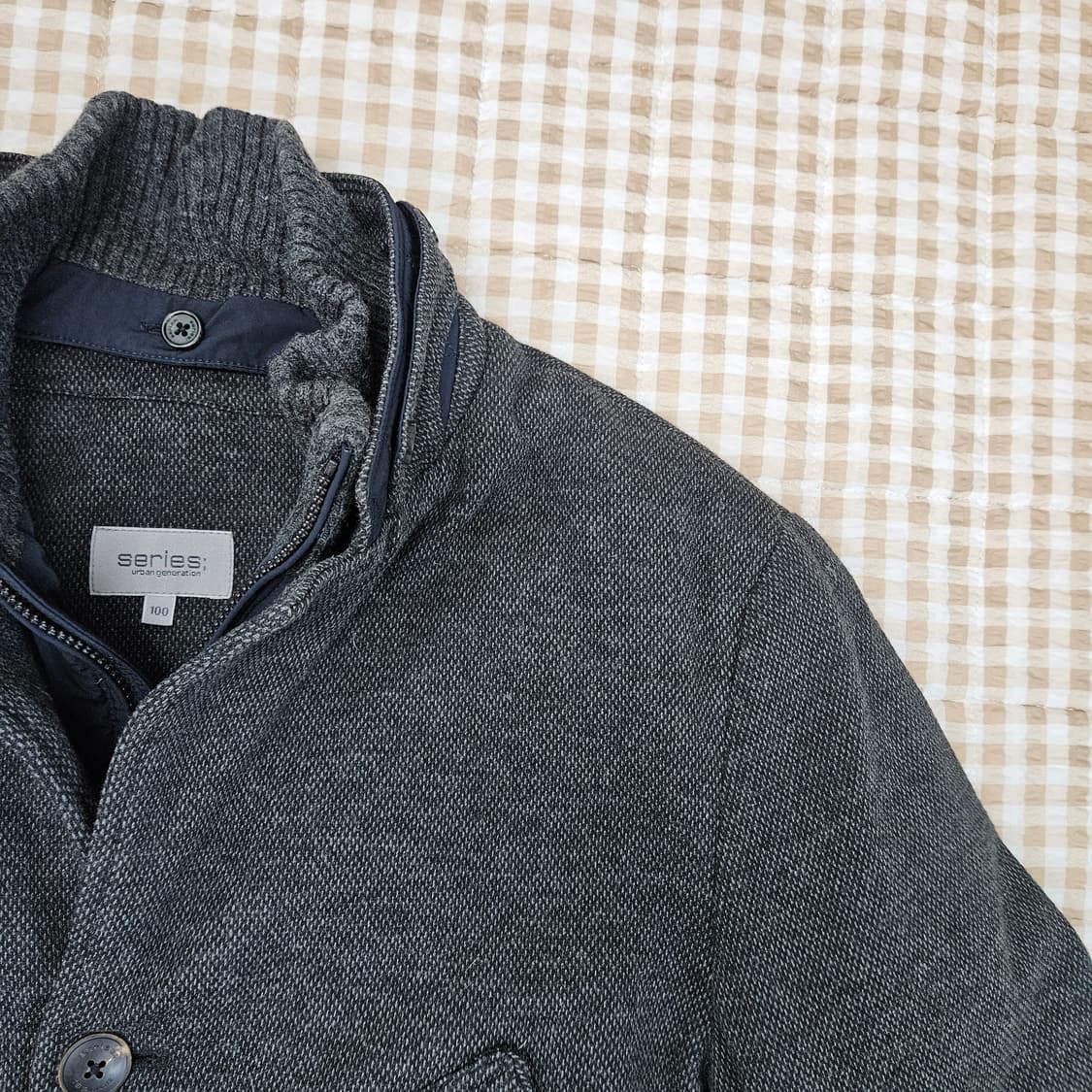 시리즈 오리털 코트형 패딩 남자100 상품이미지3