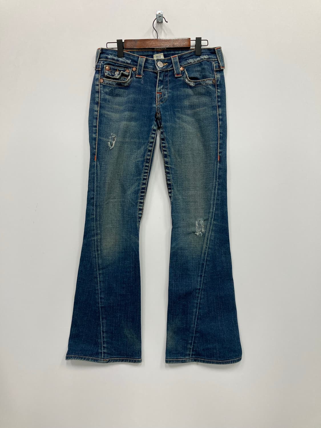 로우라이즈 부츠컷 워싱팬츠 상품이미지1