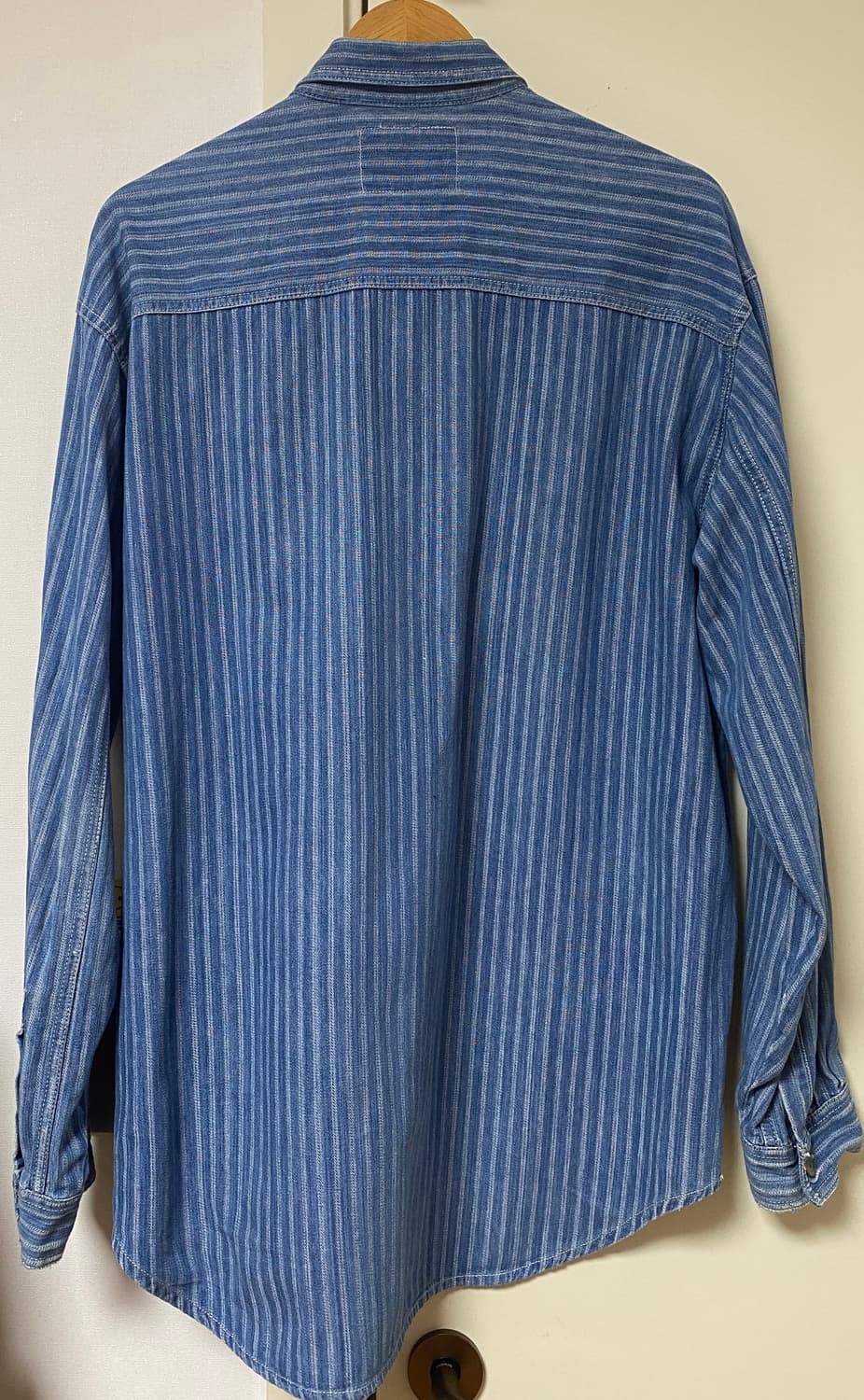 리바이스 90s 빈티지 데님 셔츠 (히코리 스트라이프) 상품이미지2
