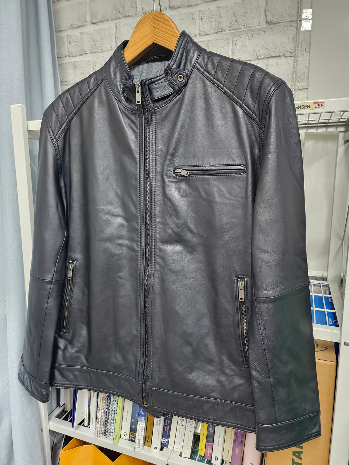 워모 20FW 남성 양가죽자켓 100 라이더 바이크자켓 XD44 상품이미지2