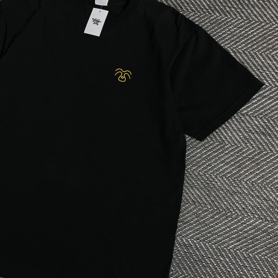 빈티지 프린팅 박스로고 반팔 티셔츠o 3400 상품이미지3