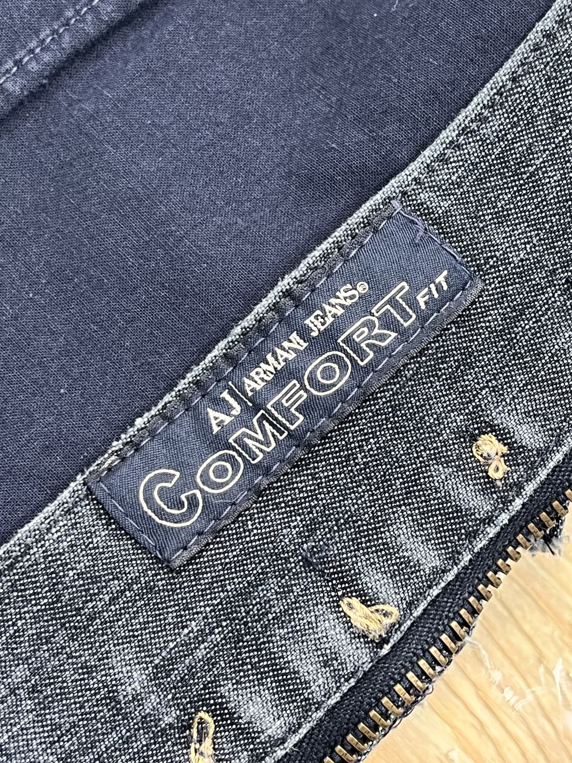 아르마니 진스 프린지 데님 집 자켓 상품이미지5