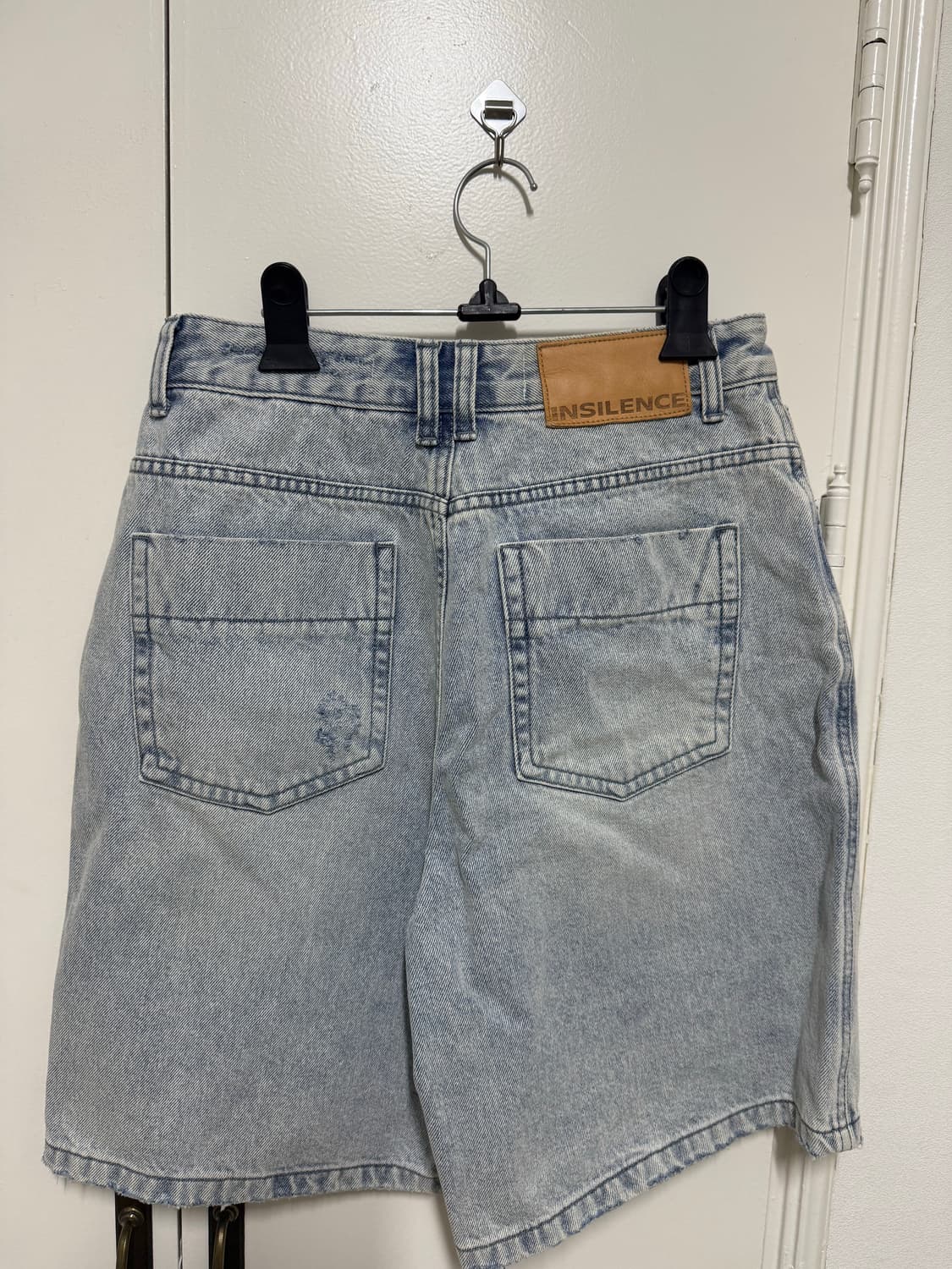 인사일런스 버뮤다데님  light blue S사이즈 상품이미지3
