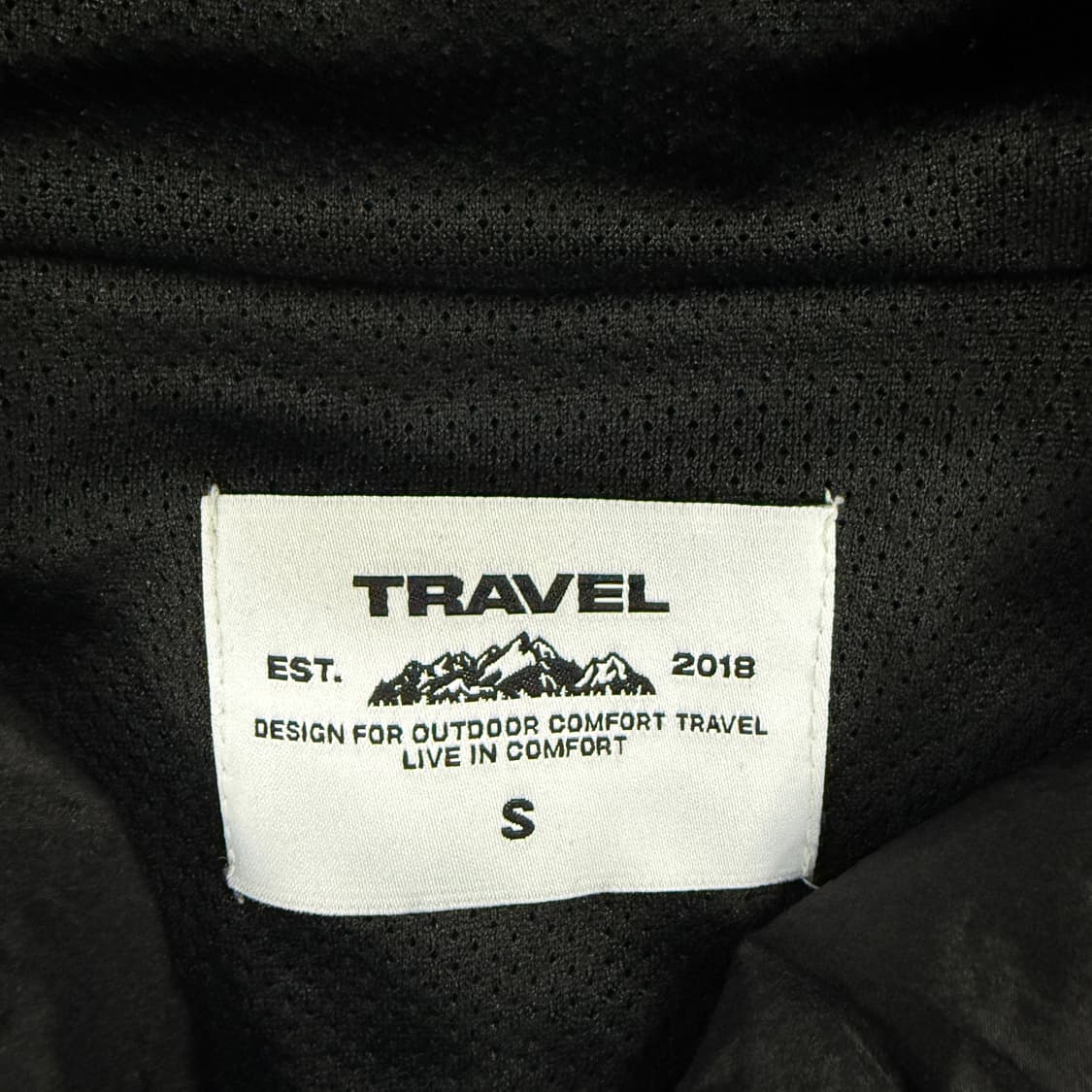 (S)트래블 TRAVEL 고프 후드 바람막이 자켓(블랙) 상품이미지2