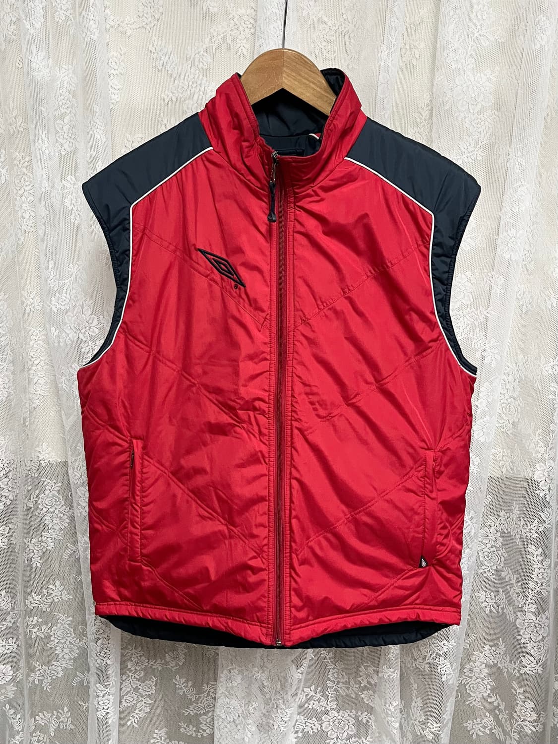 100) 엄브로 양면 리버시블 패딩조끼 잉글랜드 베스트 상품이미지4