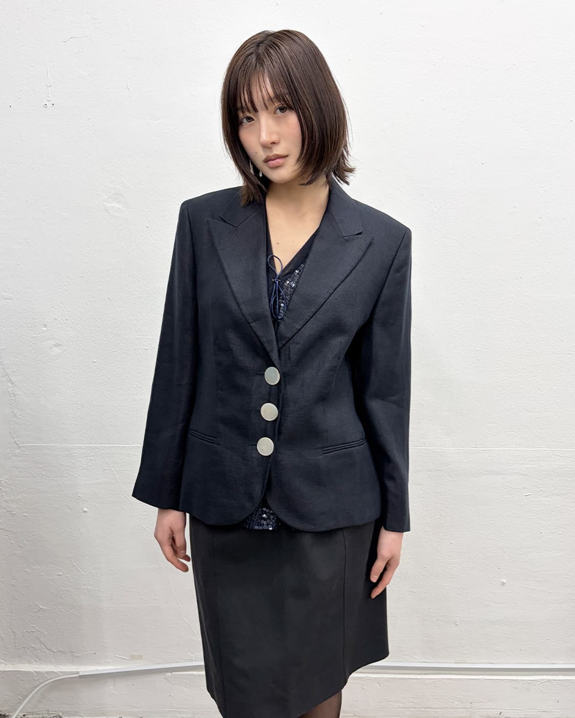 제니 버튼 블레이저 상품이미지1