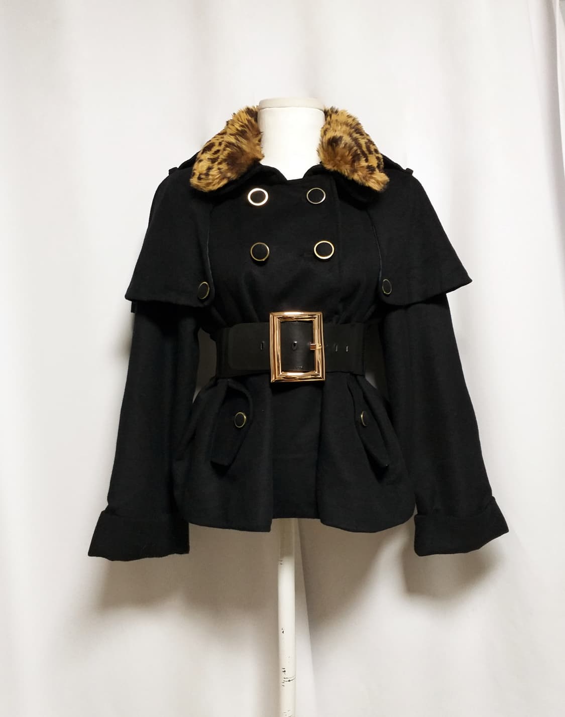 빈티지 코트 y2k자켓 오네갸루 긱시크 고스펑크 그런지 로맨틱 공겜여주 상품이미지1