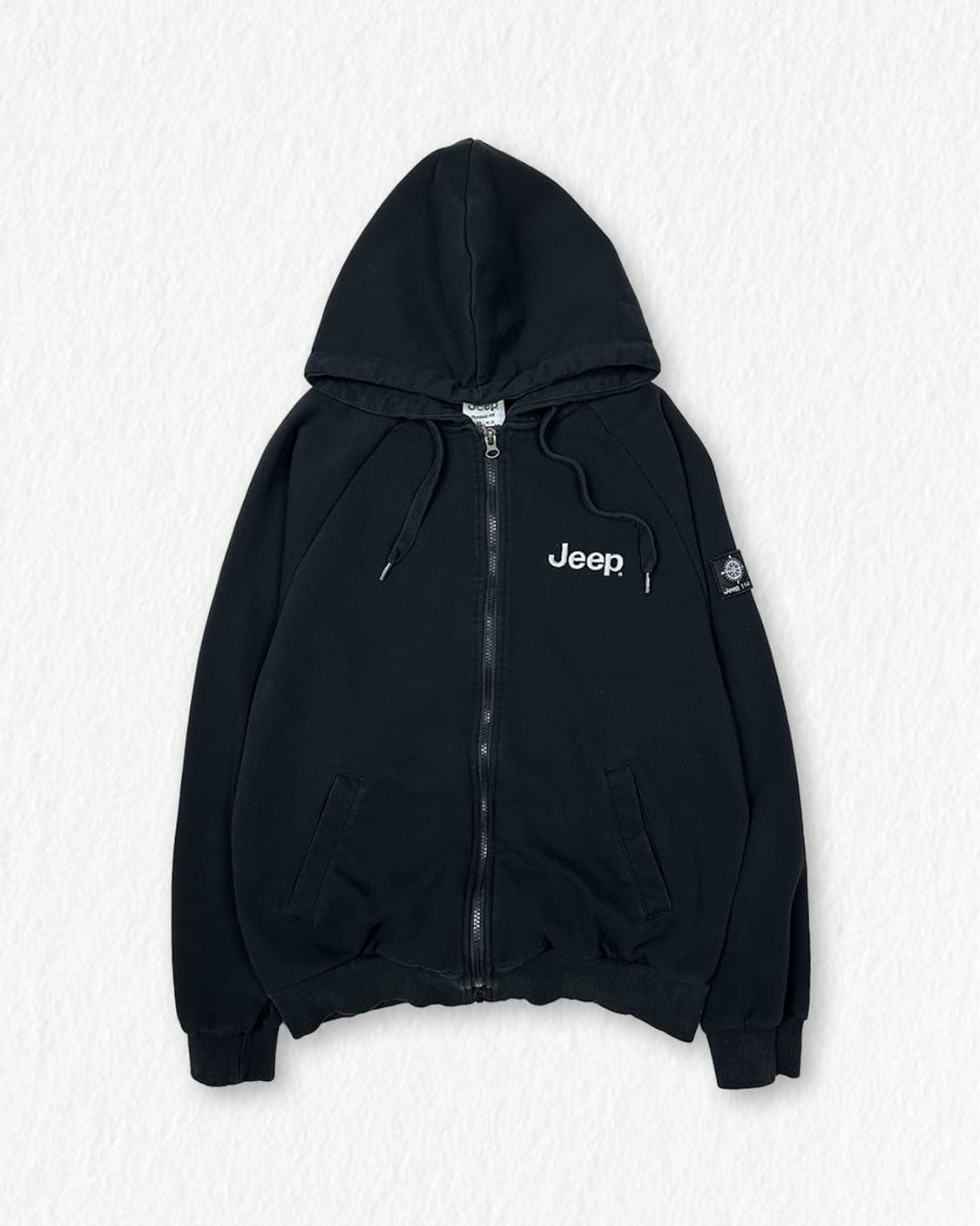 JEEP 후드집업 블랙 상품이미지1