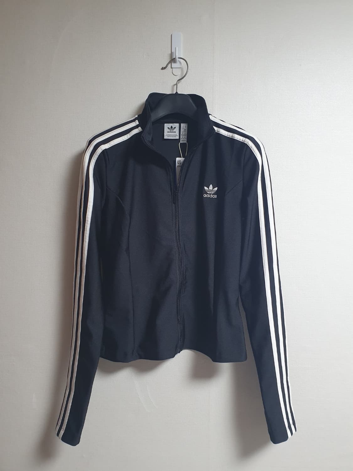 아디다스 져지 3S SLIM 숏 트랙탑 블랙 M 상품이미지2