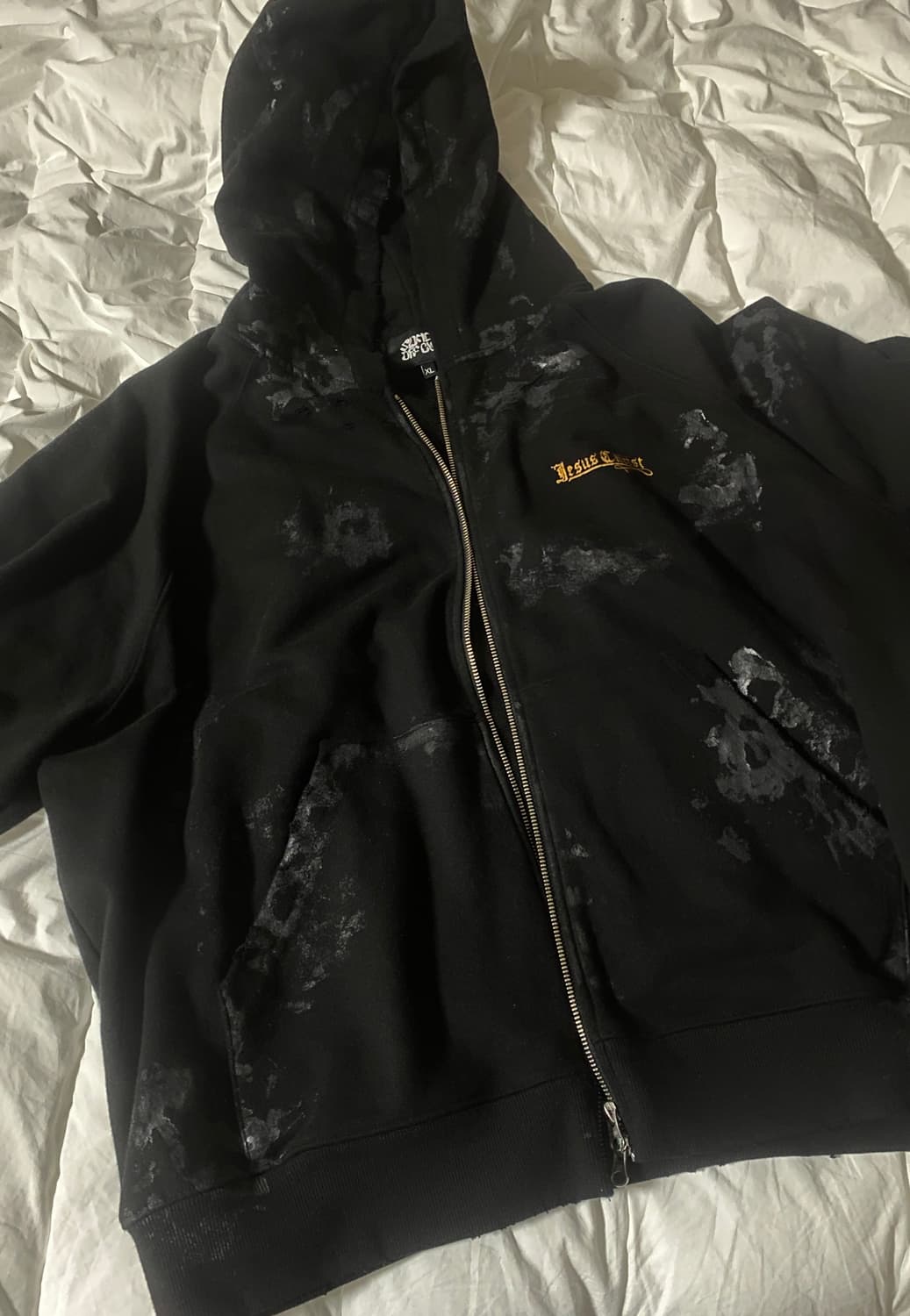 선데이오프클럽 지저스크라이스트 투웨이 후드집업 상품이미지1