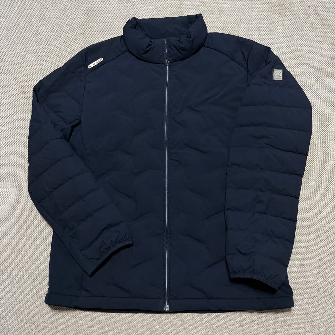 밀레 골프 퀄팅 경량패딩 상품이미지1