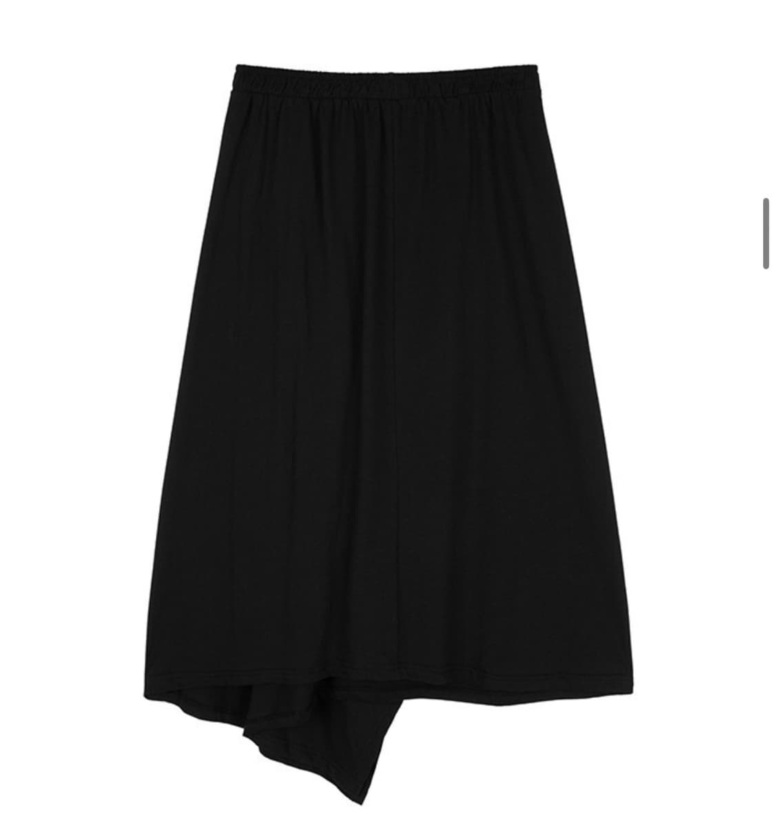 새상품) RESORT 리포스 PLAIN SKIRT (BLACK) 상품이미지4