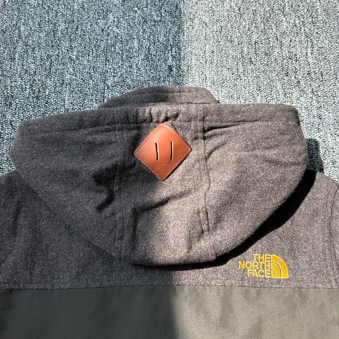 노스페이스 카키 후드 바람막이 자켓 상품이미지5