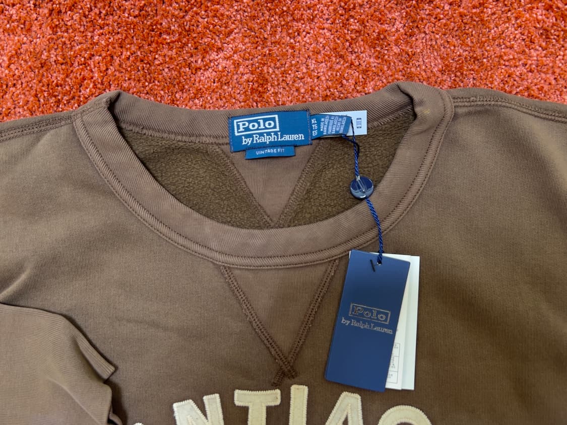 폴로 랄프 로렌 스웨트셔츠 브라운 XL 상품이미지2