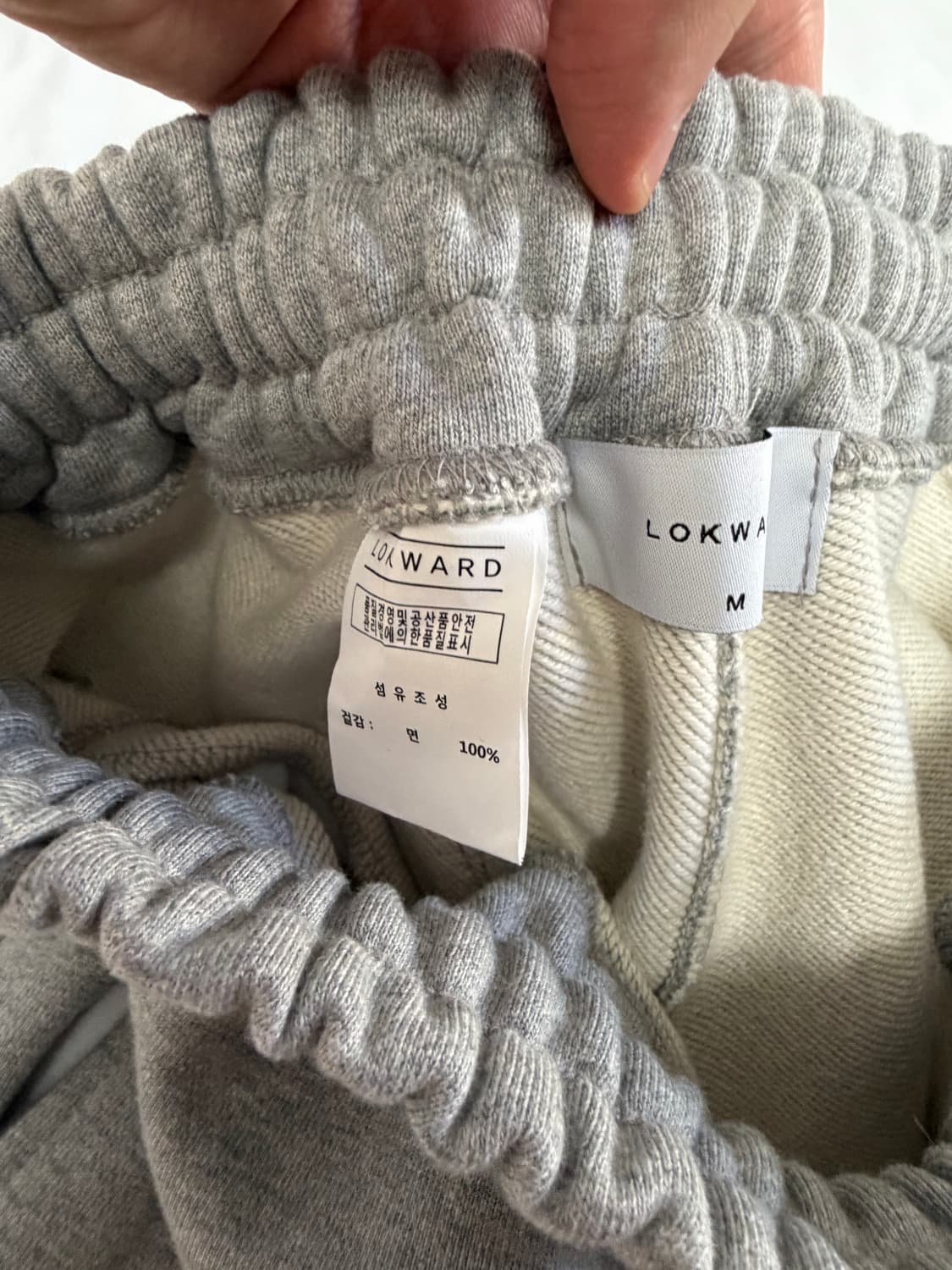 [M] 로커드 21oz 헤비 스웨트 팬츠 그레이 상품이미지4