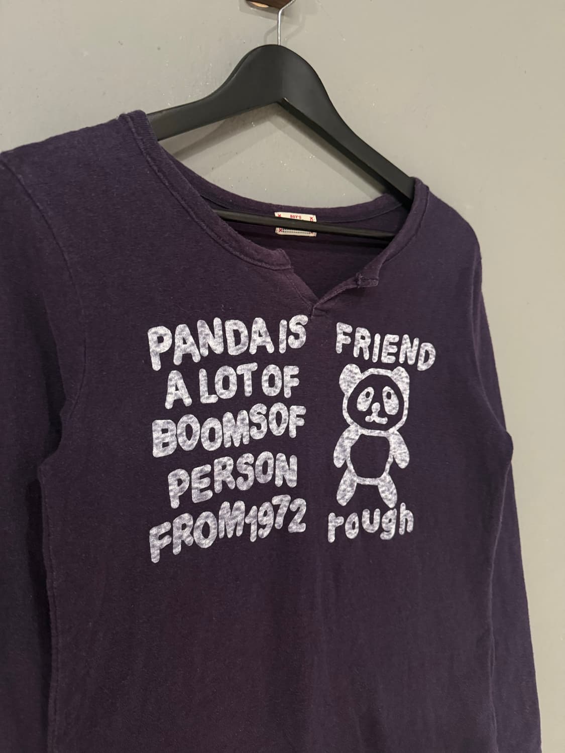 kawaii printing neck slit long sleeve 상품이미지6